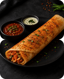 Spicy Schezwan Dosa